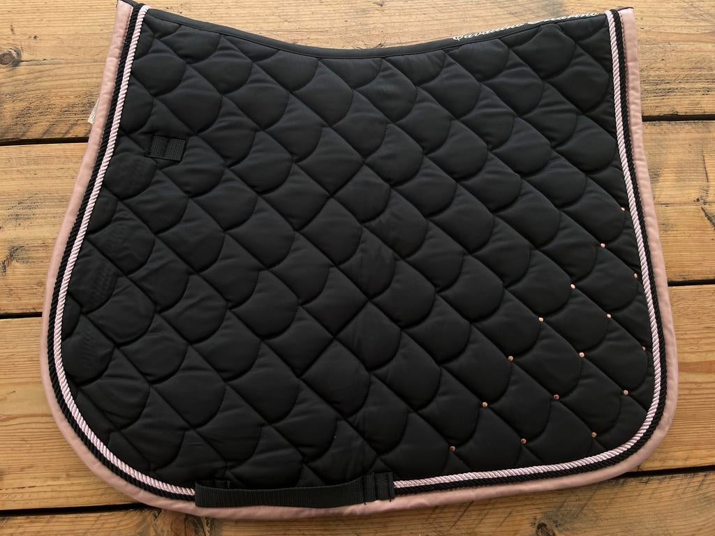Cavallino Marino, HKM, zwart met rosé gold, Full (L), Dressuurdekje, Ophalen of Verzenden, Zo goed als nieuw