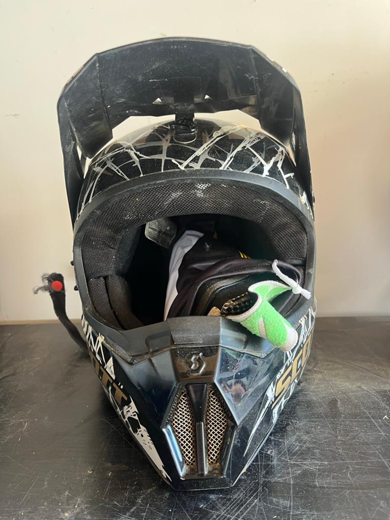 Scott Cross helm (maat SM 55-56), Motoren, Overige merken, Ophalen of Verzenden, S, Tweedehands