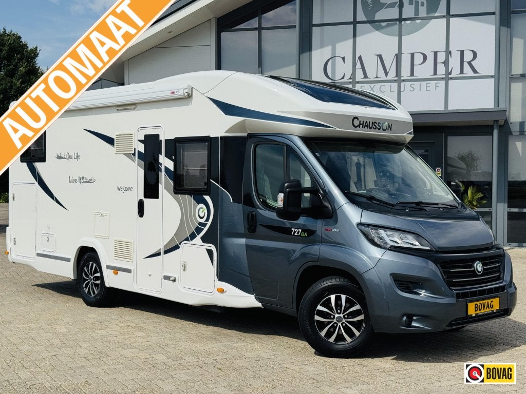 Chausson Welcome 727 GA Automaat Enkele bedden, Automaat, Standaard zit, Ringverwarming, Fiat