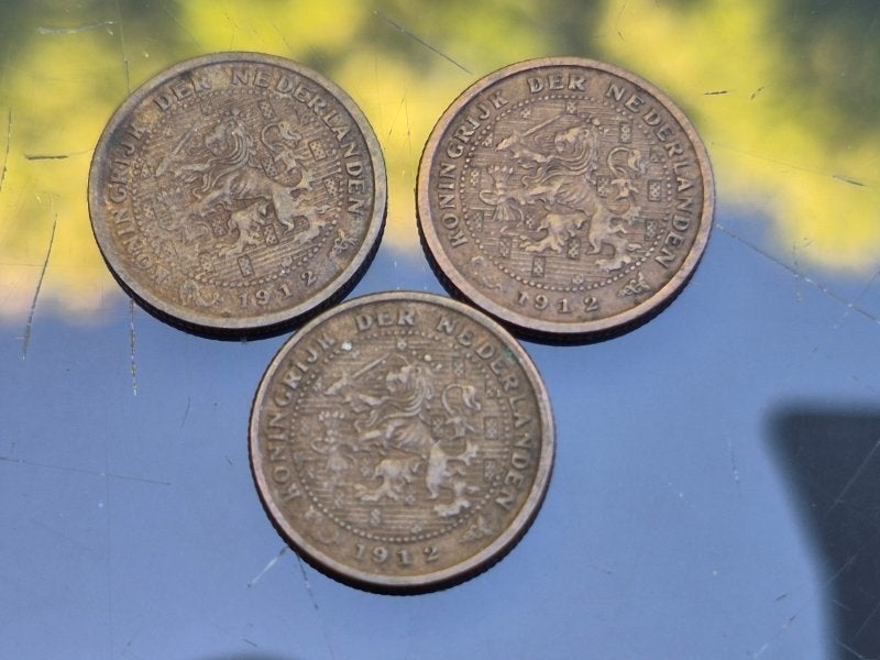 17 oude munten / muntjes van Wilhelmina en Beatrix, Postzegels en Munten, Munten | Nederland, Ophalen, Koningin Wilhelmina, 1 cent