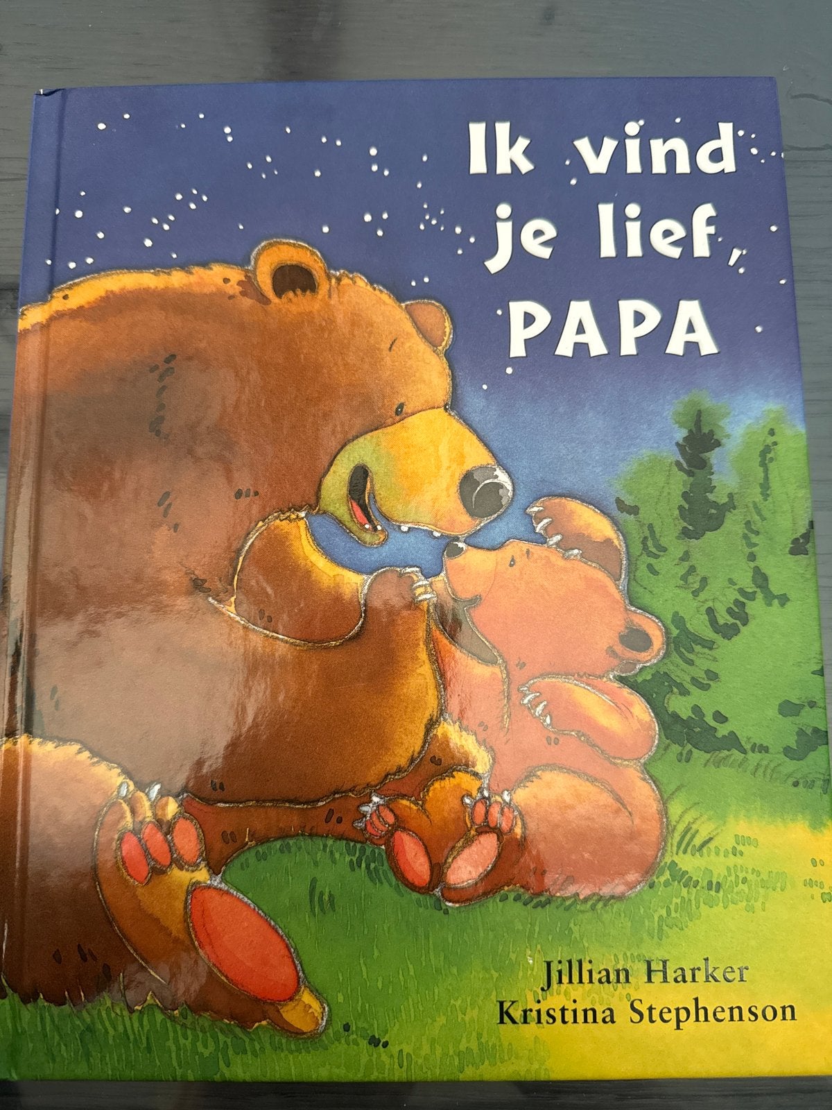Ik vind je lief, Papa - Prentenboek Jillian Harker, Ophalen, Zo goed als nieuw, 2 tot 3 jaar