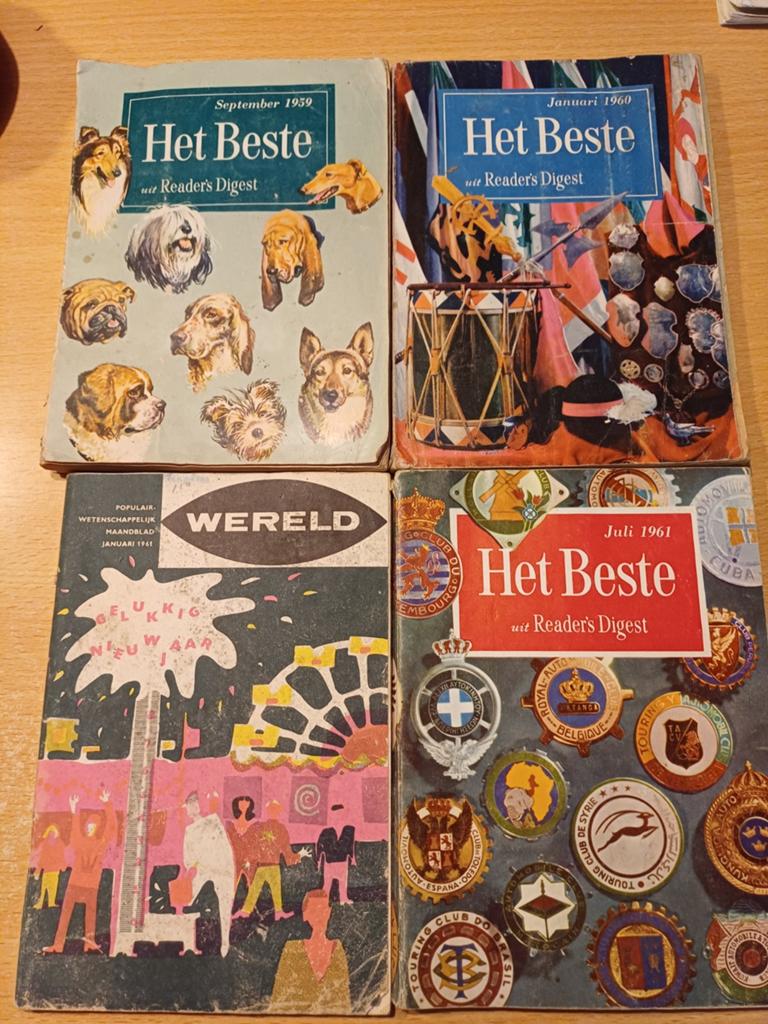 8 boekjes Readers Digest van 1959 tot 1964. Doe een leuk bod, Ophalen, Gelezen