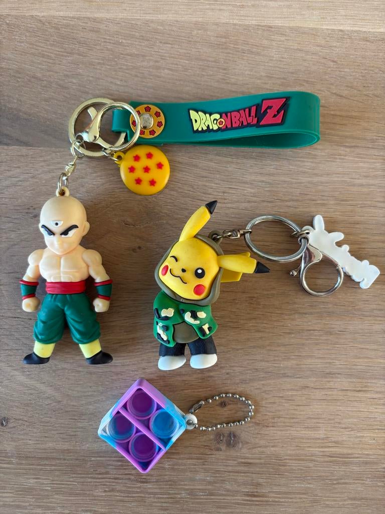 Leuke Sleutelhangers - Dragonball, Pokemon, Pop It, Ophalen of Verzenden, Gebruikt, Overige typen