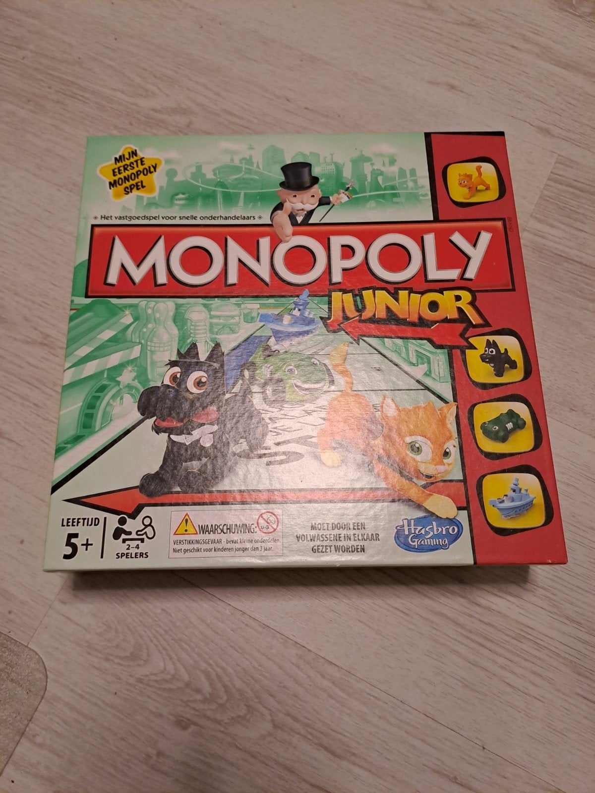Monopoly Junior - Mijn Eerste Monopoly Spel (Nieuw), Hobby en Vrije tijd, Drie of vier spelers, Ophalen of Verzenden, Nieuw, Hasbro Gaming