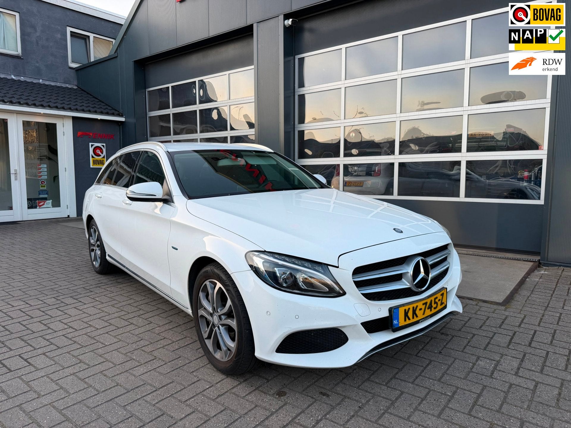 Mercedes-Benz C-klasse Estate 350 e Lease Edition / Luchtver, Auto's, Automaat, Achterwielaandrijving, Gebruikt, Euro 6