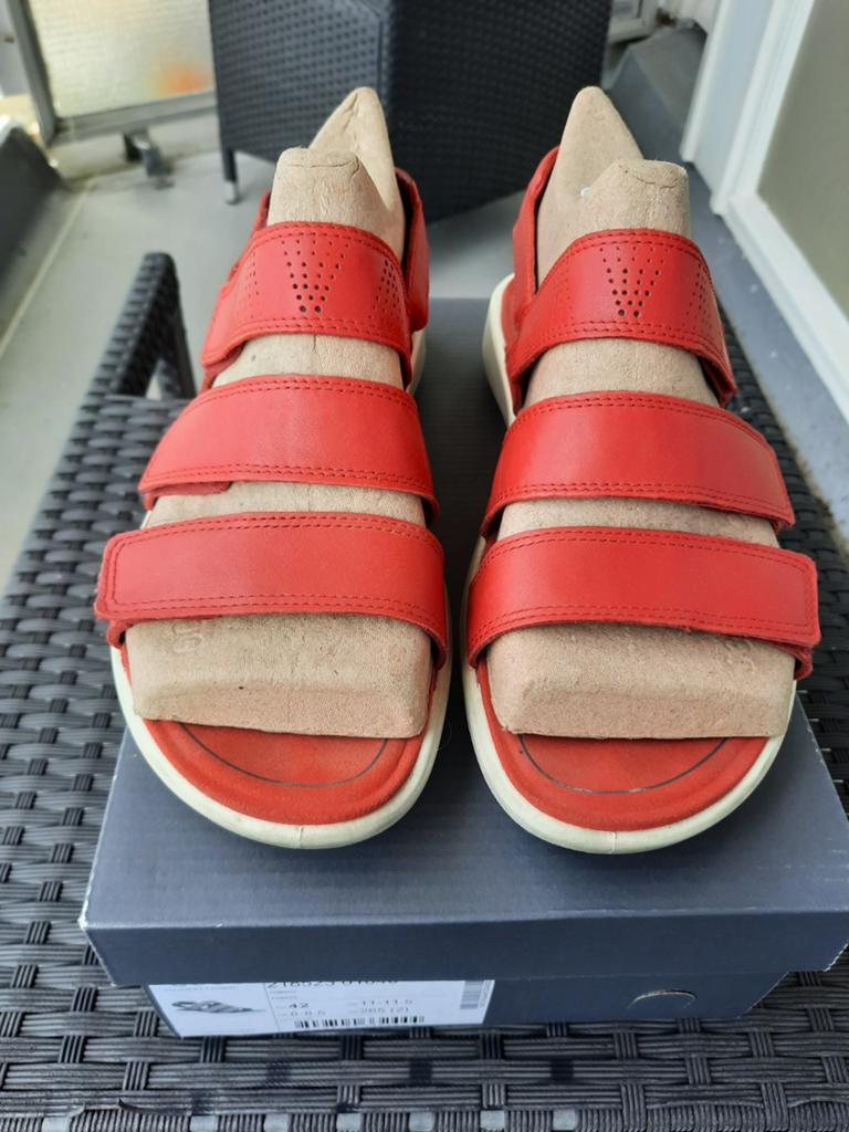 Ecco dames Soft 5 sandalen maat 42 rood, Kleding | Dames, Schoenen, Sandalen of Muiltjes, Rood, Ophalen of Verzenden
