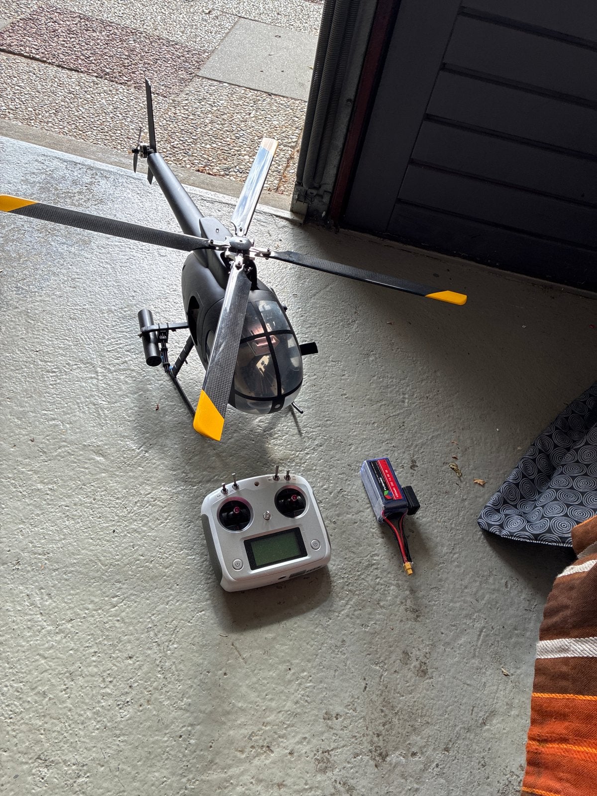 RC Helikopter 450 size van FlishRC - Custom Build, Ophalen of Verzenden, Gebruikt, Elektro, Helikopter