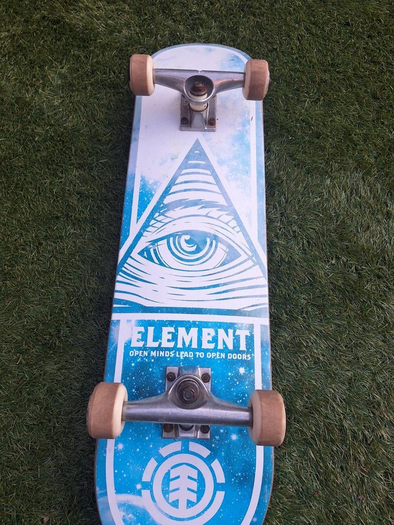 Element Skateboard met uniek oog-design, Ophalen of Verzenden, Gebruikt, Skateboard