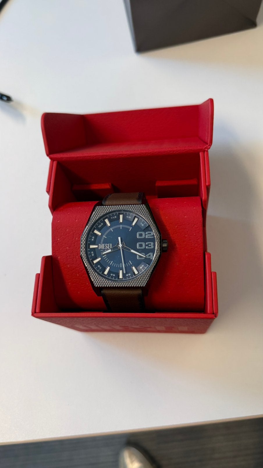 Diesel horloge, Ophalen of Verzenden, Zo goed als nieuw, Staal, Overige merken