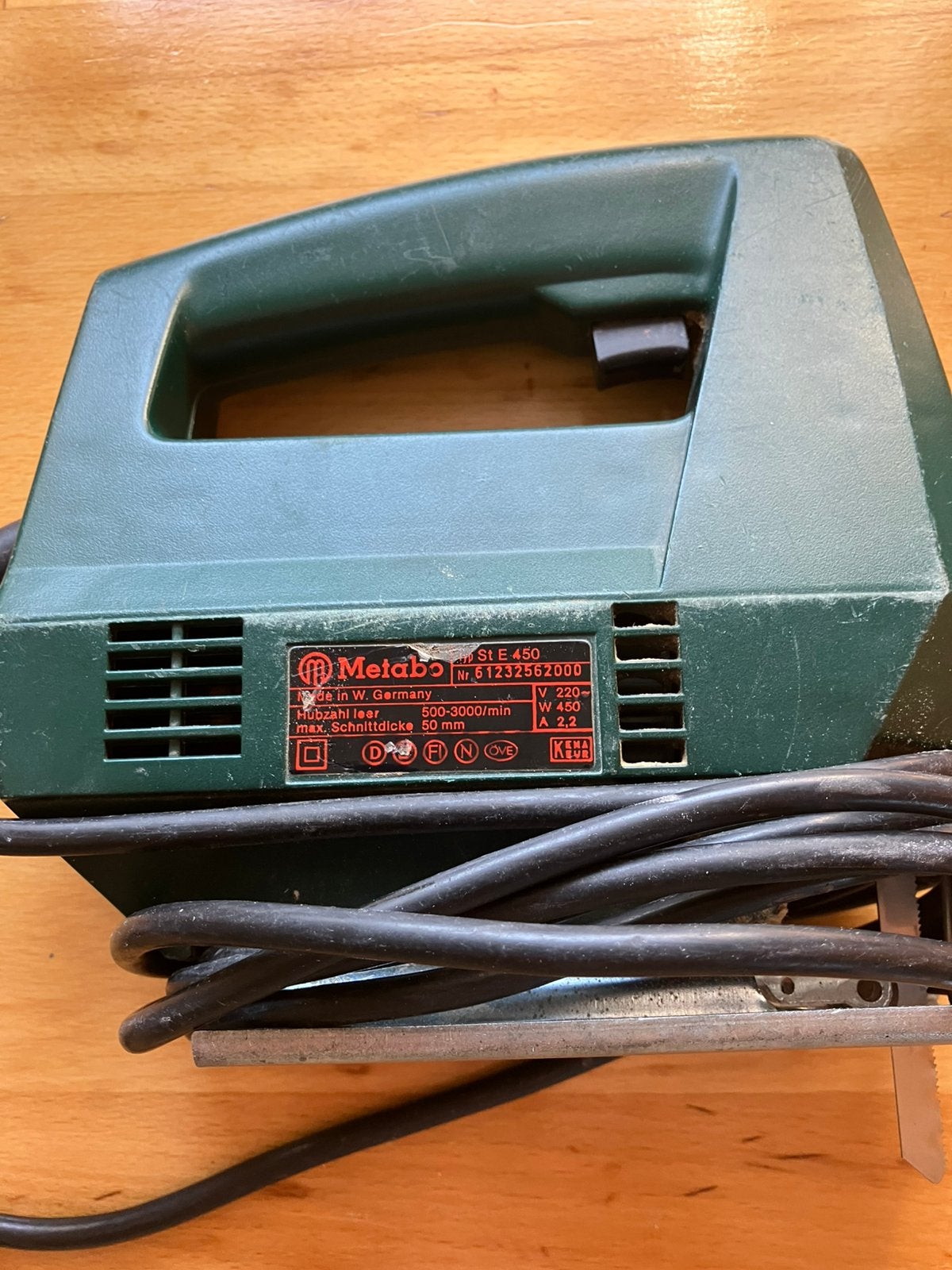 Metabo Decoupeerzaag STE 450, Gebruikt, Decoupeerzaag, Ophalen of Verzenden, 30 tot 70 mm