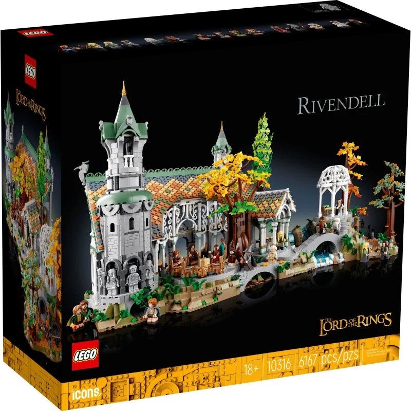 Lego Lord of the rings Rivendell 10316, Ophalen, Lego, Nieuw, Icons
