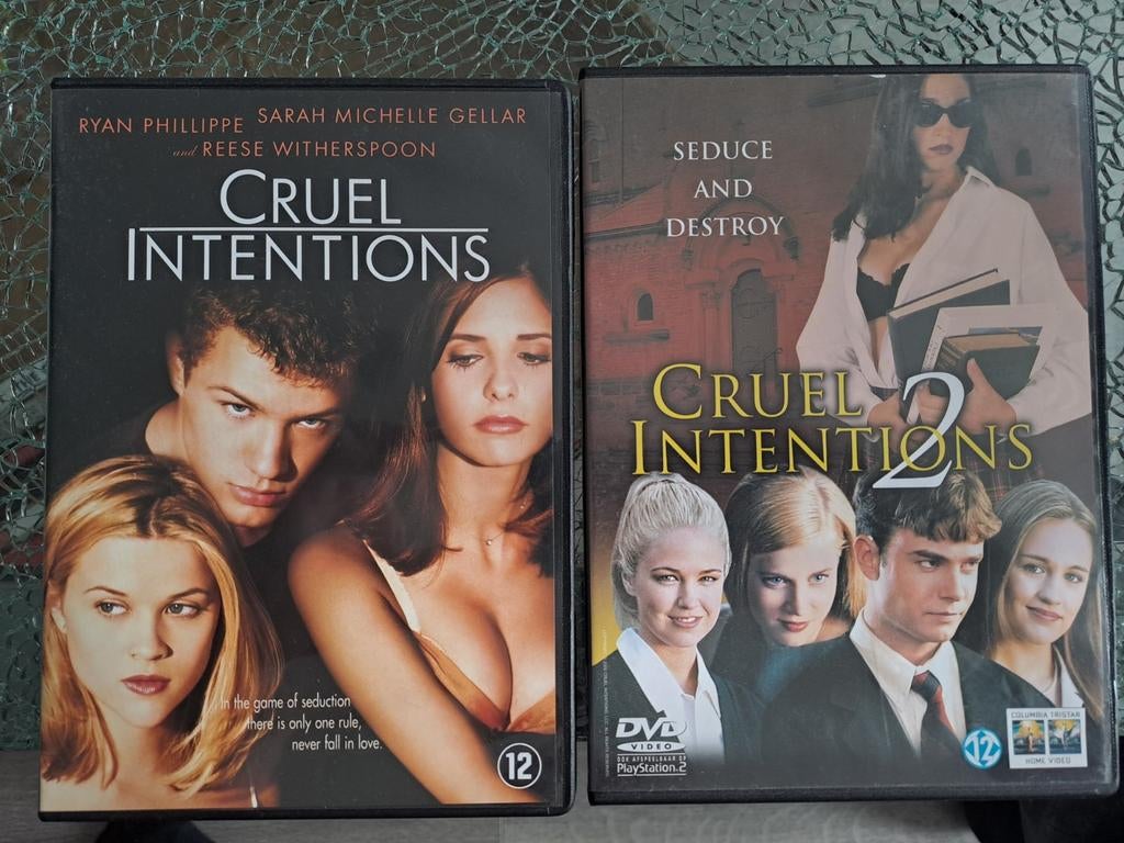Cruel intentions 1&2 (dvd), Alle leeftijden, Ophalen of Verzenden, Zo goed als nieuw