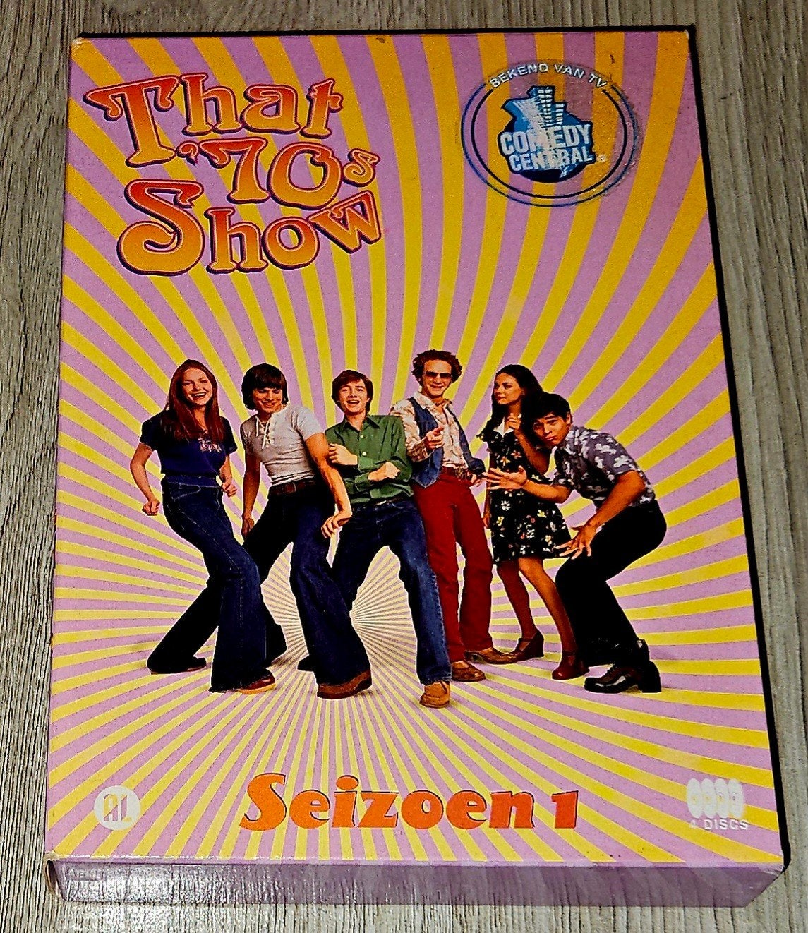 That '70s Show - Seizoen 1 - 4DVD Boxset, Cd's en Dvd's, Dvd's | Tv en Series, Engels, Seizoen 1, Nederlands, Inclusief doosje