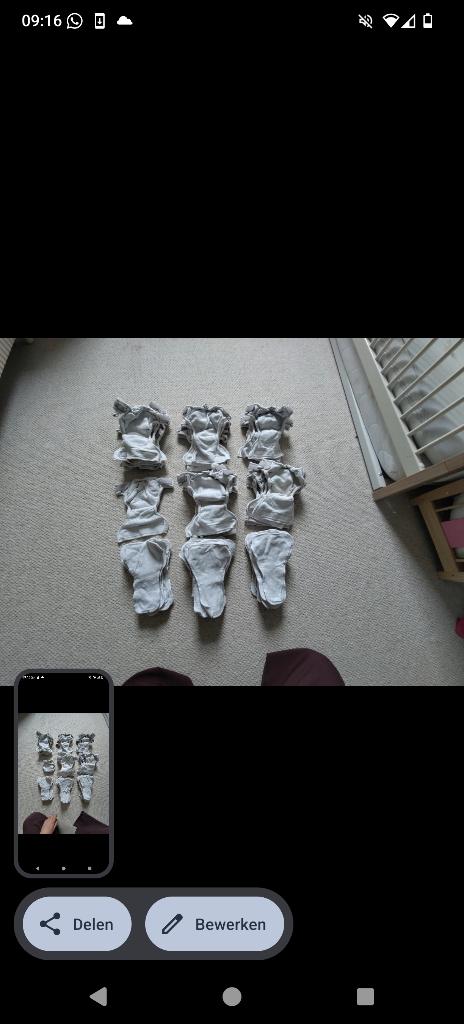 26x huda new born wasbare luiers, Ophalen of Verzenden, Gebruikt, Overige typen