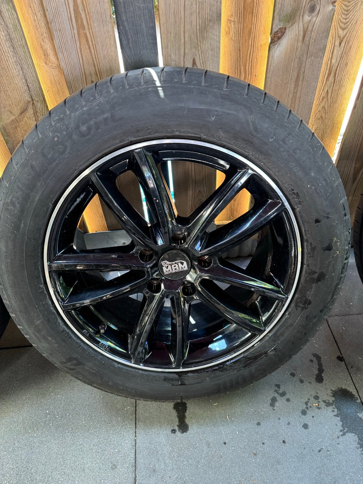 Autovelgen MAM met Zomerbanden 255/55R19, Ophalen, Gebruikt, Porsche