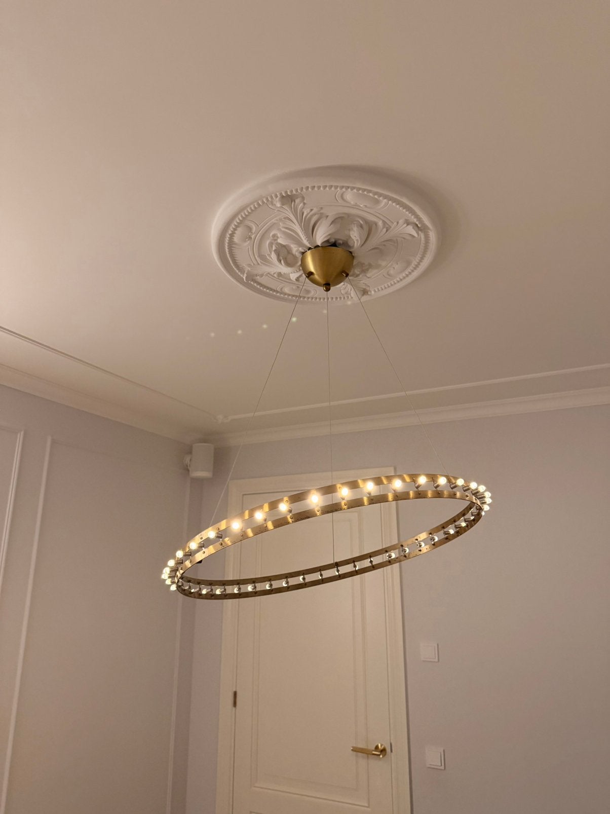 Quasar citadel Led 78 lamp Brass/messing, Ophalen, Gebruikt, Overige fittingen, Metaal