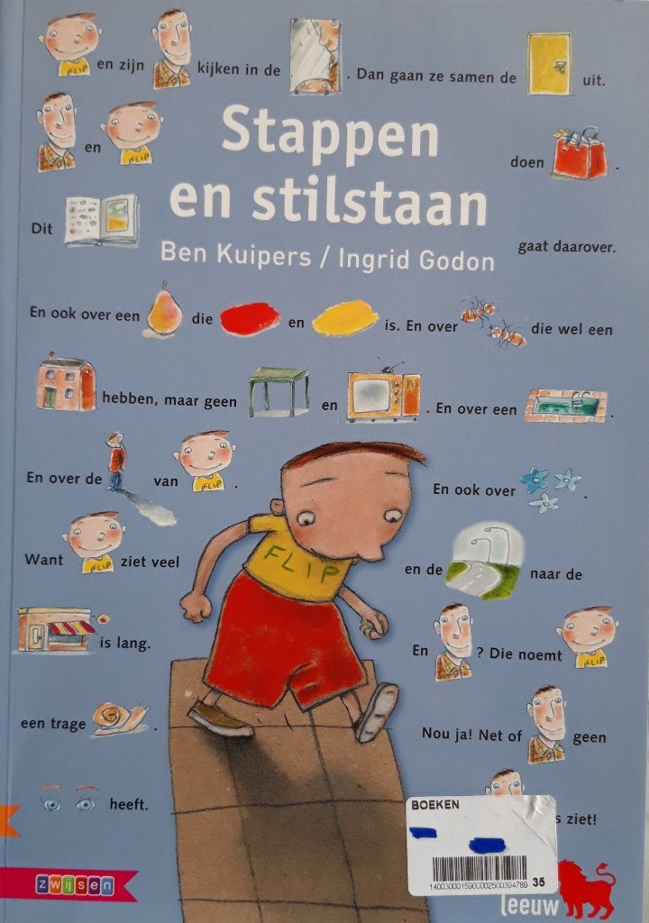 Leesleeuw KLEUTERS: Stappen en stilstaan (softcover), Fictie algemeen, Jongen of Meisje, Ben Kuipers / Ingrid Godon, Ophalen of Verzenden