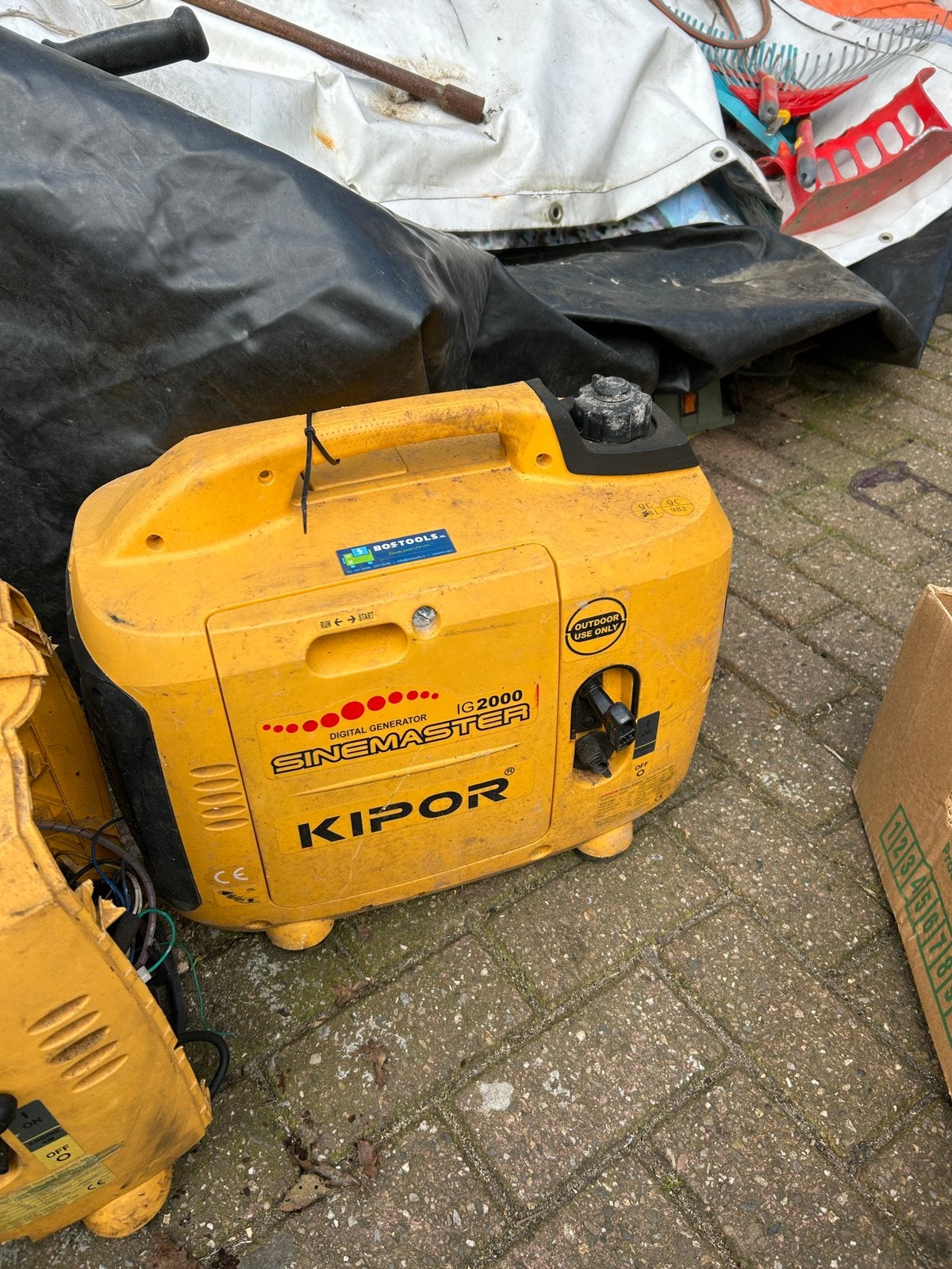 Diverse generatoren Kipor sinemaster ig2000, Ophalen, Gebruikt, Minder dan 5 kVA, Benzine