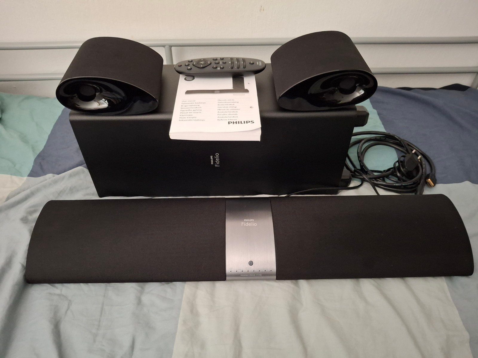 Philips Fidelio HTL9100 Soundbar met draadloze speakers, Ophalen, Zo goed als nieuw