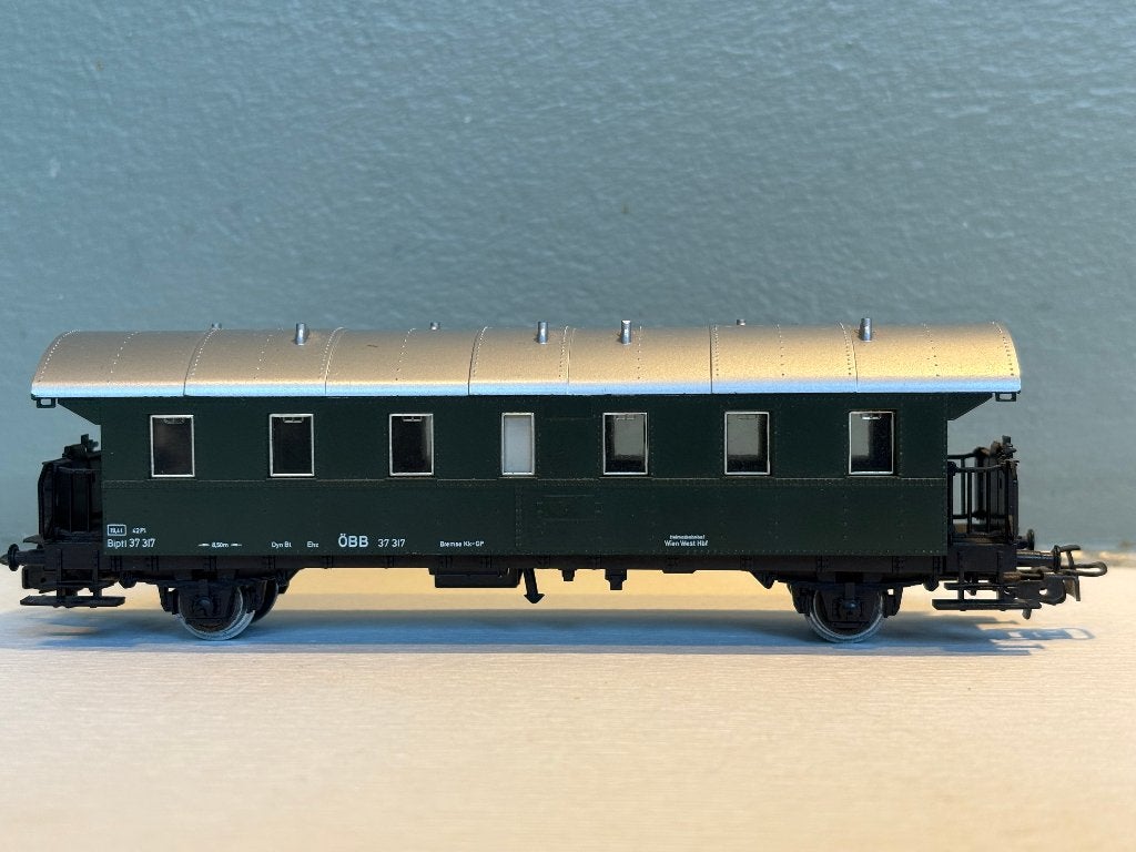 Märklin 4109 personenwagon (donderbus) 2e klasse van de ÖBB, Wisselstroom, Gebruikt, Wagon, Ophalen of Verzenden