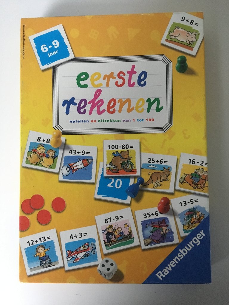 Spelletje Eerste rekenen, Ophalen of Verzenden, Zo goed als nieuw, Rekenen