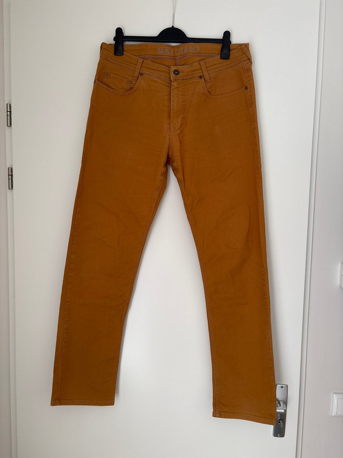 MAC Jeans Arne Modern Fit - Oranje spijkerbroek, Kleding | Heren, Ophalen of Verzenden, Gedragen, Overige kleuren, W36 - W38 (confectie 52/54)