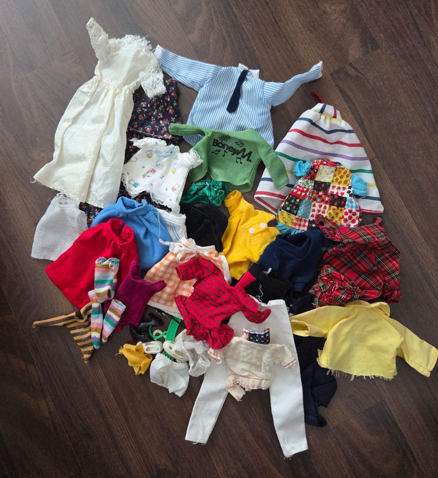 Vintage Barbie Fleur Sindy Barbie kleding Kleertjes, Ophalen of Verzenden, Gebruikt, Barbie