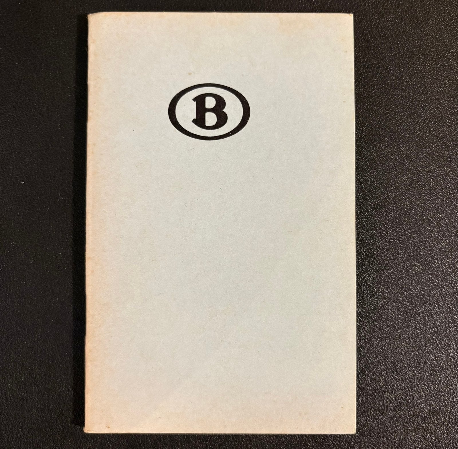 Ongebruikt notitieblokje NMBS, Ophalen of Verzenden, Zo goed als nieuw, Trein, Boek of Tijdschrift