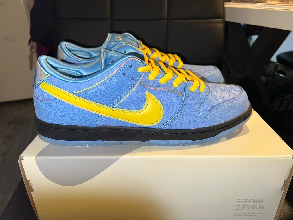 Nike SB dunk low The powerpuff girls bubbles 46, Kleding | Heren, Schoenen, Ophalen, Zo goed als nieuw, Overige kleuren