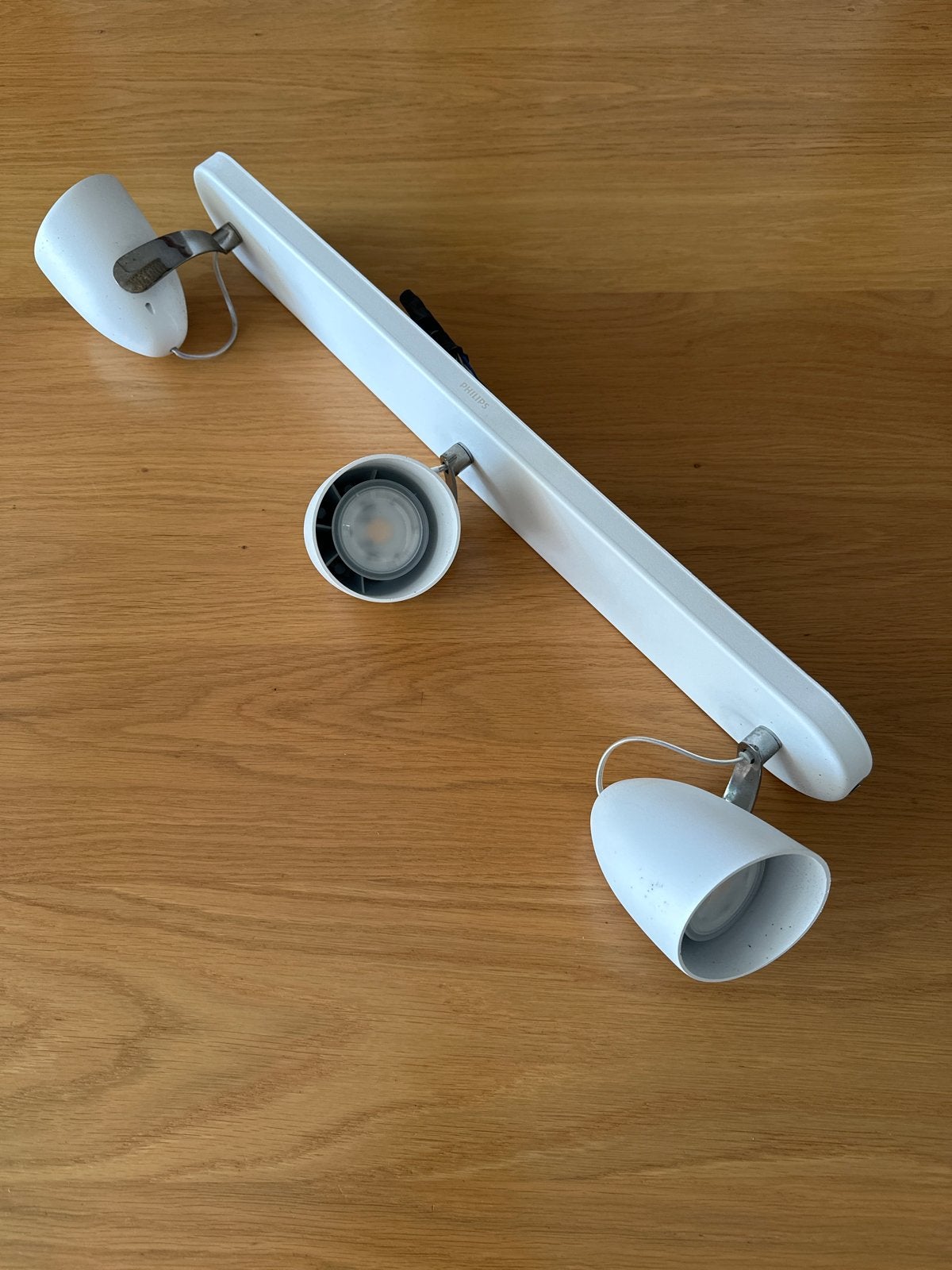 Philips myLiving Catalpa lamp met 3 GU10 spots, Gebruikt, GU10, Ophalen of Verzenden, LED