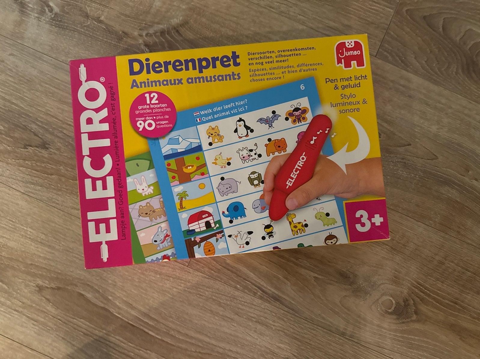 Jumbo Electro Dierenpret - Educatief Spel 3+, Ophalen of Verzenden, Zo goed als nieuw, Ontdekken, Met licht