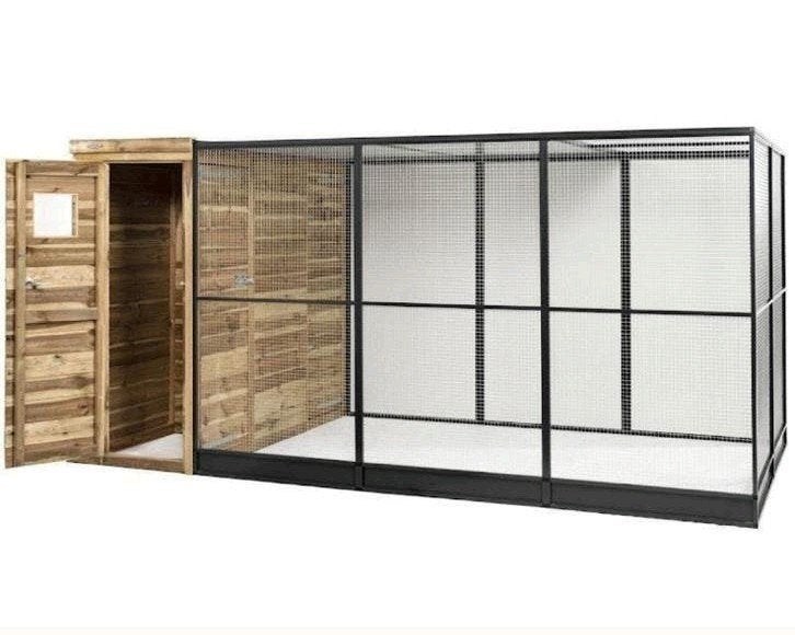 GEZOCHT nachthok binnenhok voliere voldux, Dieren en Toebehoren, Ophalen of Verzenden, Aluminium, Volière
