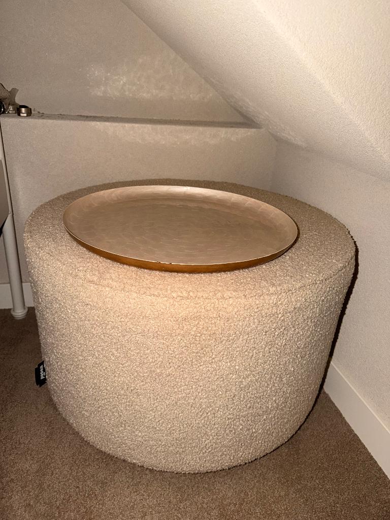 Teddy poef, Huis en Inrichting, Ophalen, Zo goed als nieuw, Stof, 50 tot 75 cm