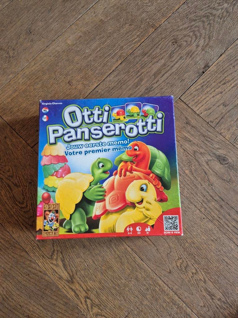 Otti Panserotti - memoryspel vanaf 3 jaar, Een of twee spelers, Ophalen of Verzenden, Gebruikt, 999 Games