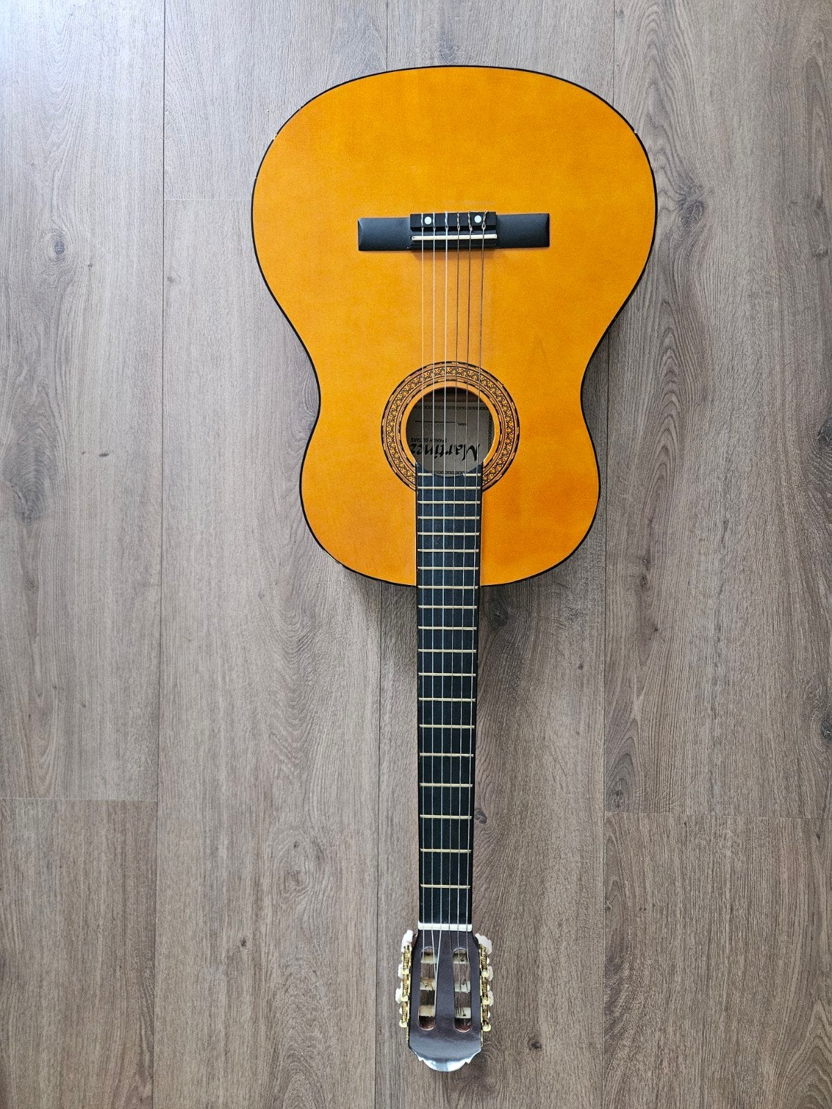 Martinez MTC-080-P Spaanse gitaar met tas en accessoires, Ophalen of Verzenden, Gebruikt, Klassieke of Spaanse gitaar, Met koffer