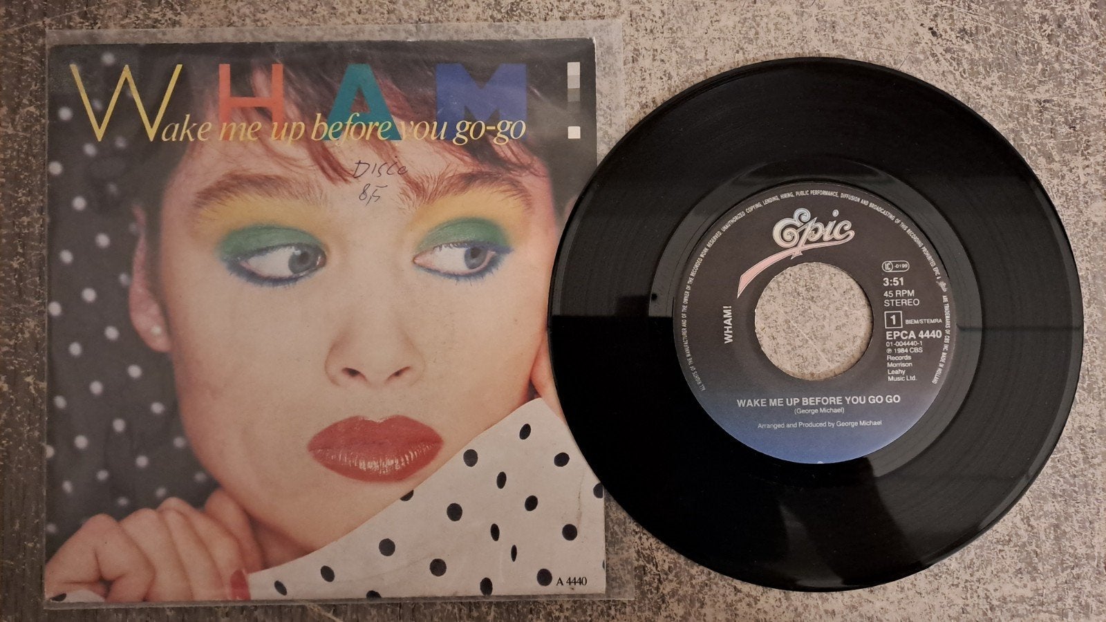 Wham  - wake me up before you go go, Gebruikt, 7 inch, Pop, Fotohoes