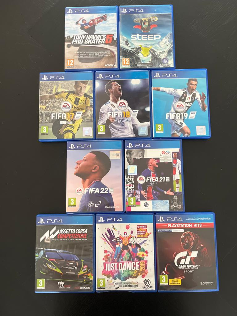 PS4 Games Bundel: FIFA, Just Dance, Gran Turismo en meer!, Spelcomputers en Games, Games | Sony PlayStation 4, Gebruikt, Eén computer