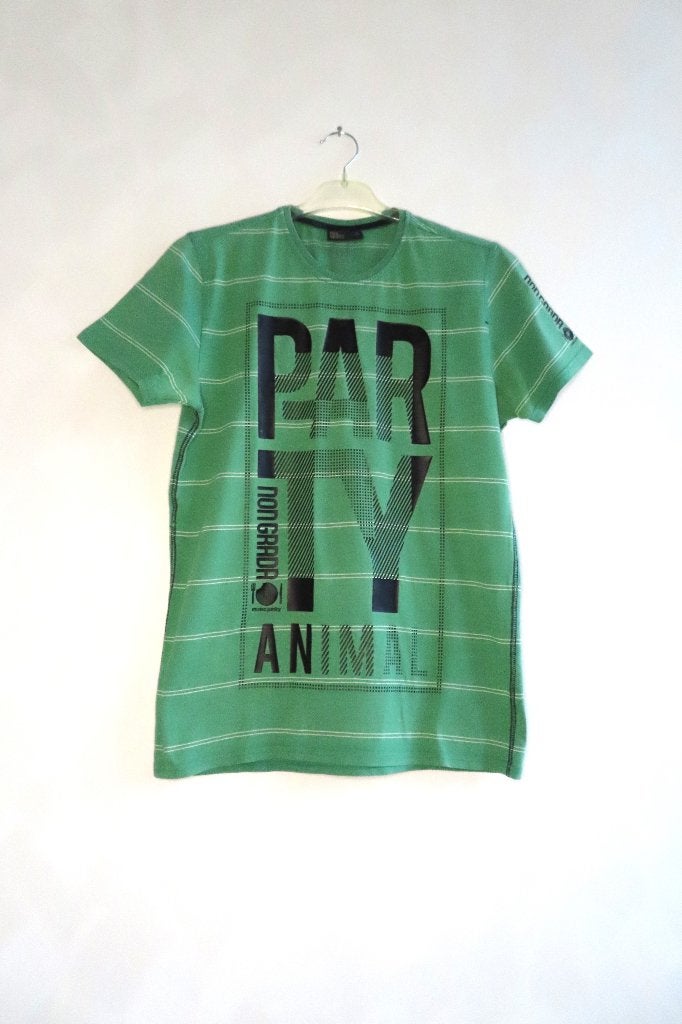 T-Shirt Groen Non Grada mt S (G48), Kleding | Heren, Ophalen of Verzenden, Zo goed als nieuw, Non Grada, Groen
