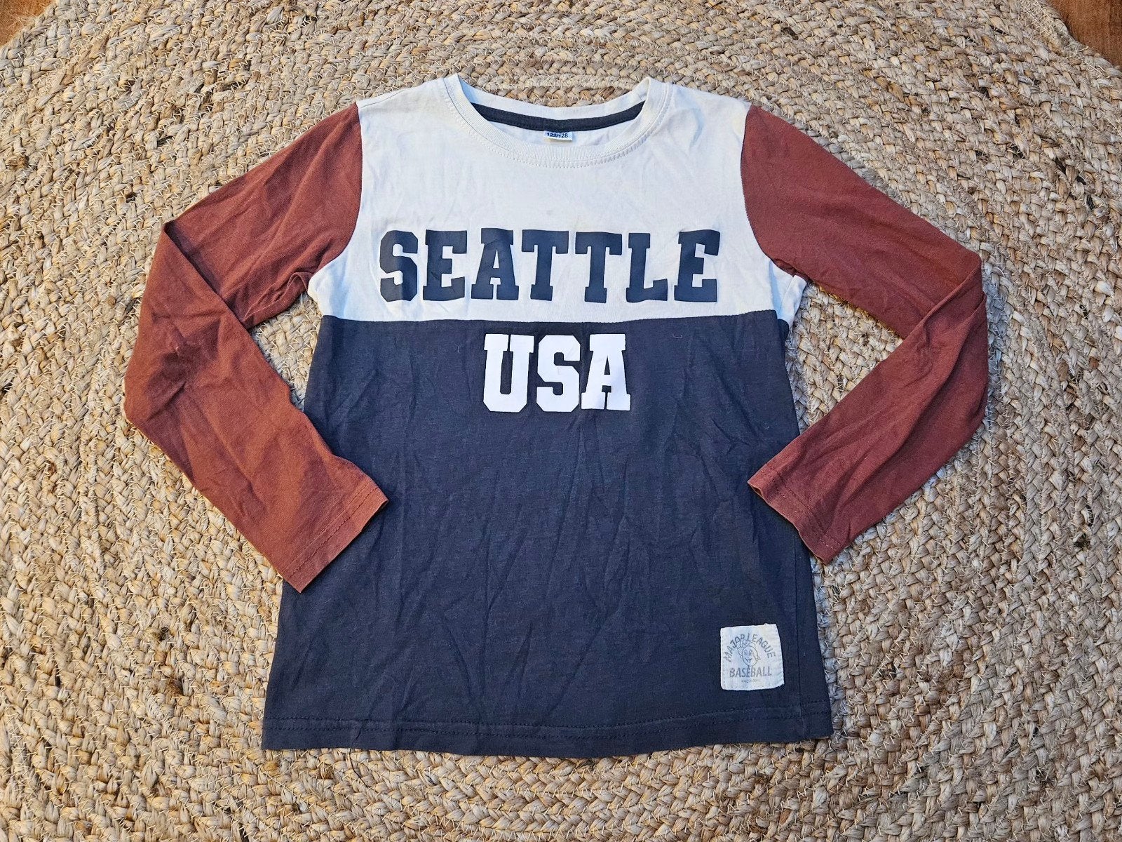 Leuke longsleeve seattle maat 122/128, Zeeman, Meisje, Ophalen of Verzenden, Zo goed als nieuw