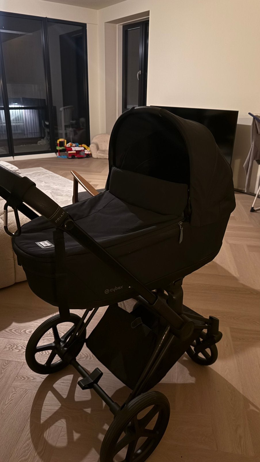 Cybex Priam4 Lux reiswieg Sepia Black, Ophalen, Zo goed als nieuw, Overige merken