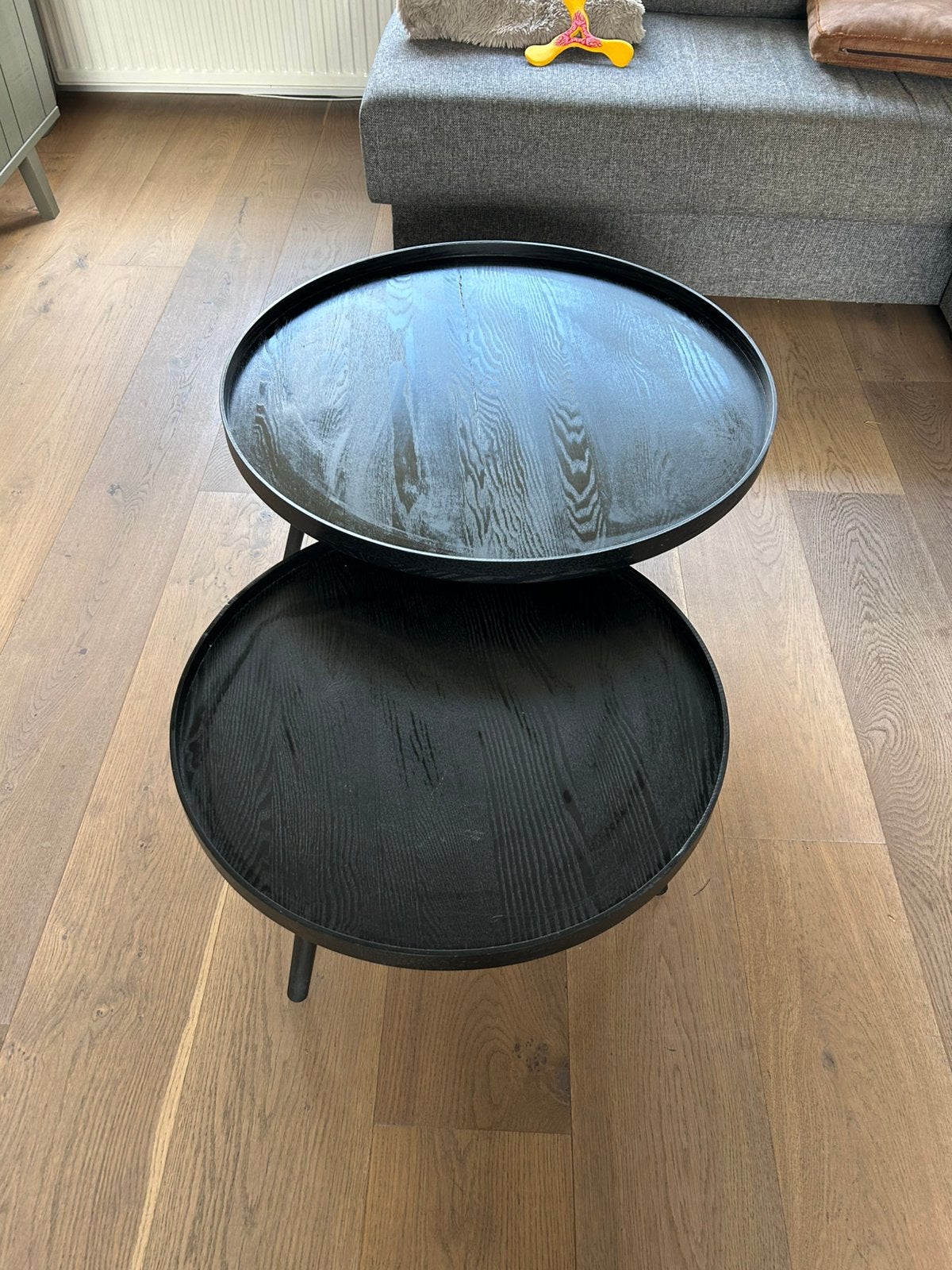 Woood salontafel 2 stuks, Ophalen, 50 – 75, Gebruikt, 50 tot 100 cm