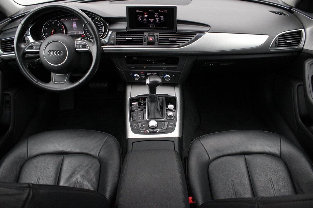 Audi A6 Avant 2.8 FSI Pro Line S LEDER I INKLAPBARE TREKHAAK, Auto's, Audi, Euro 5, Gebruikt, Zwart, 2773 cc