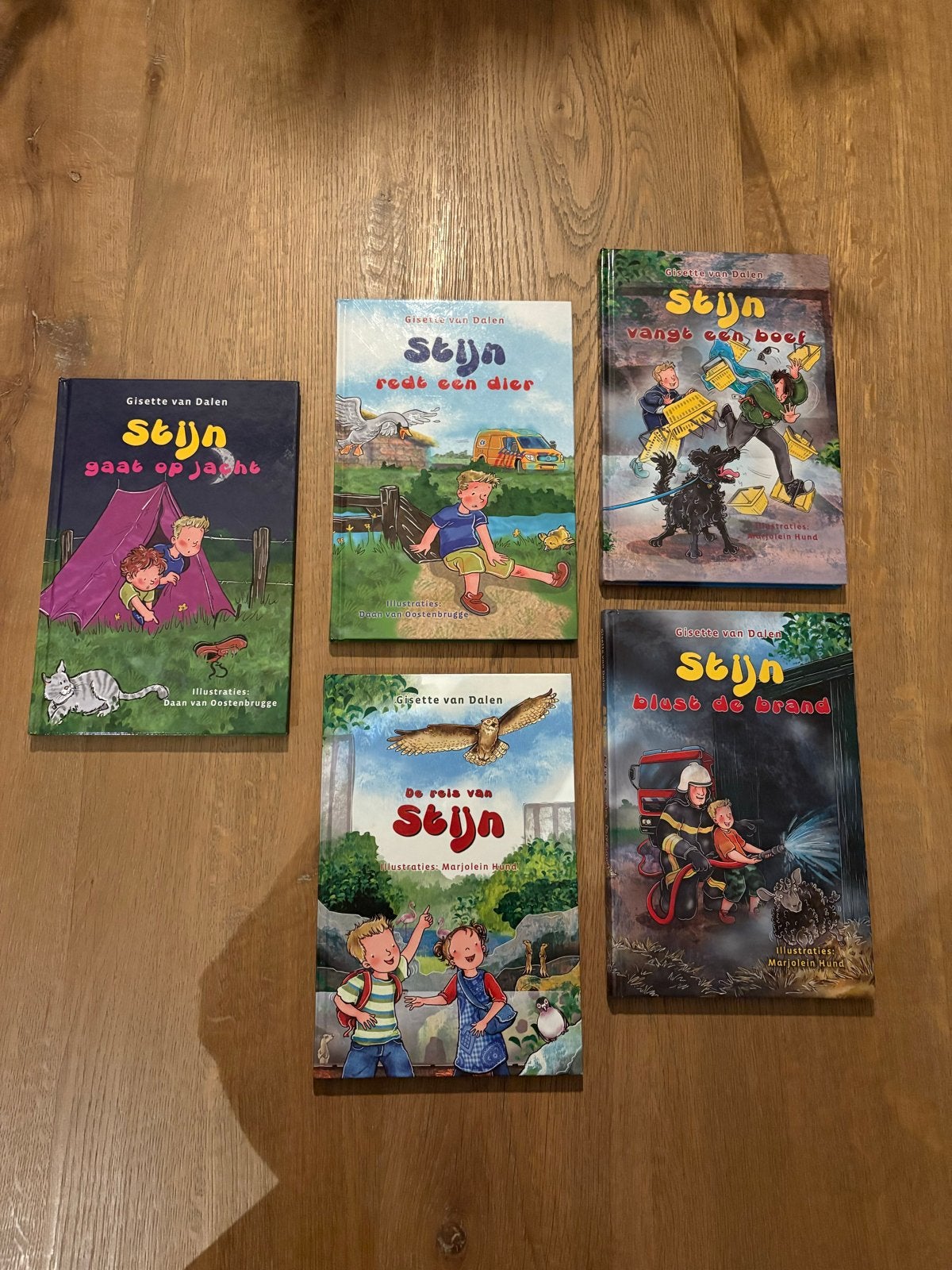 5x Stijn boeken van Gisette van Dalen - Avontuurlijke kinder, Ophalen of Verzenden, Gelezen, Fictie algemeen