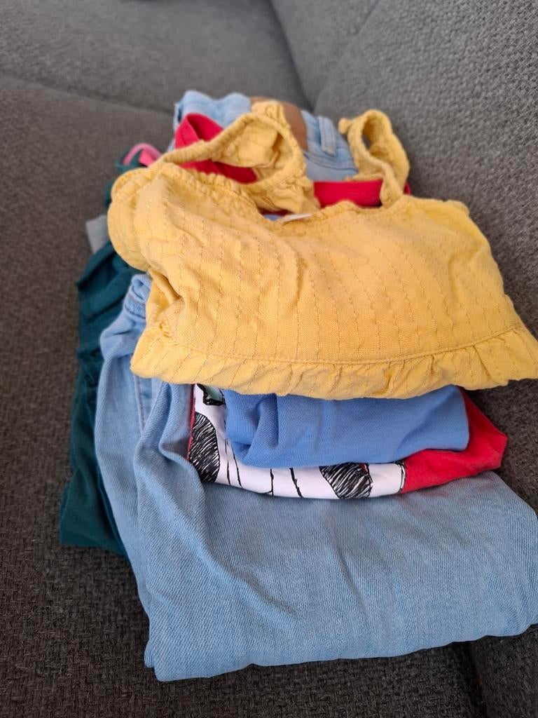 Meisjeskleding draagmaat 128, Kinderen en Baby's, Kinderkleding | Kinder-kledingpakketten, Zo goed als nieuw, Maat 128, Ophalen of Verzenden