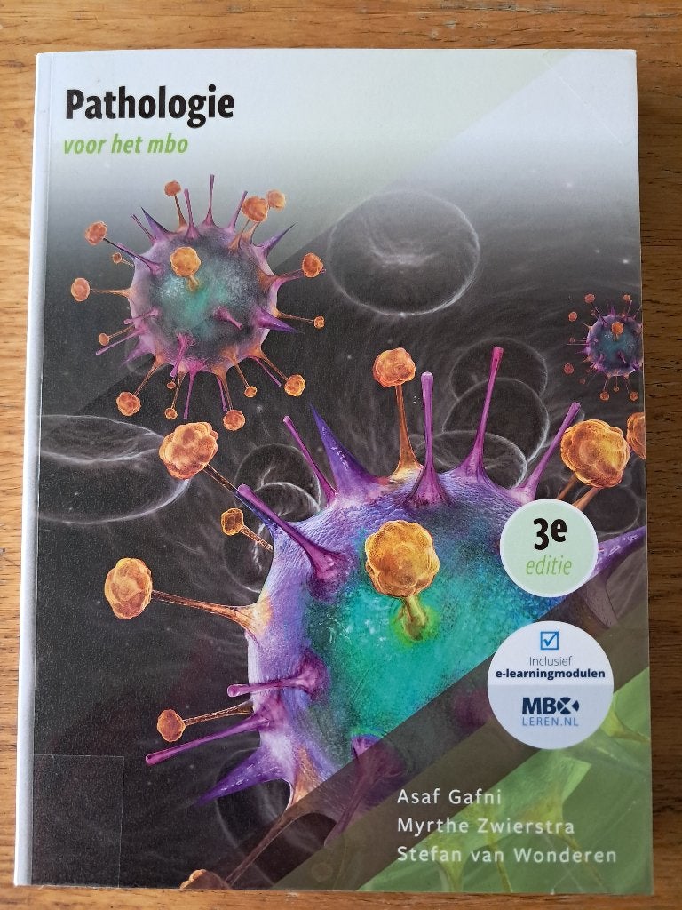 Pathologie voor het MBO, Boeken, Overige vakken, Iris Verhagen; Asaf Gafni, Nieuw, Ophalen of Verzenden