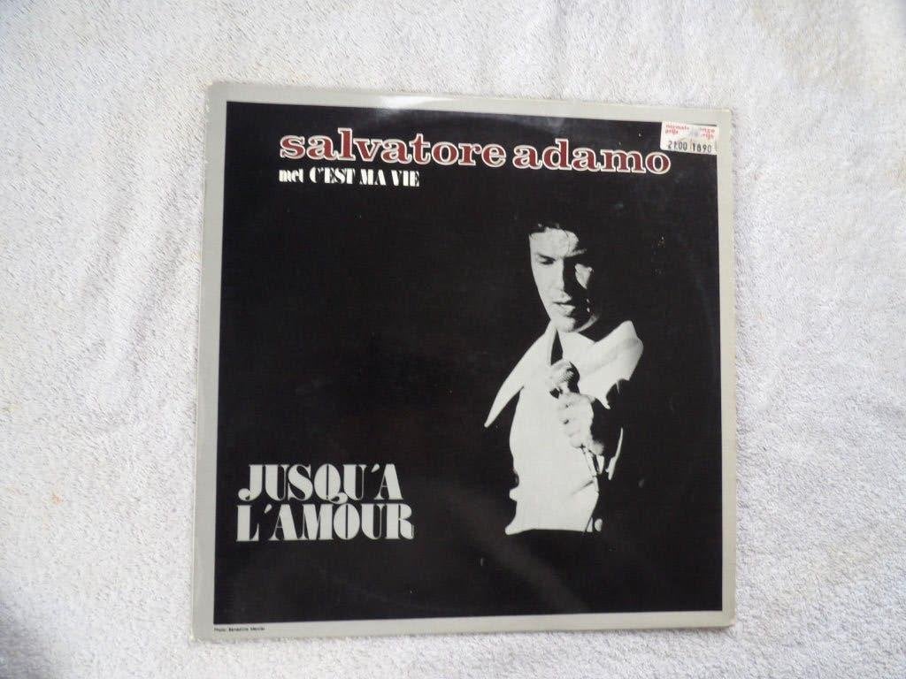 Salvatore Adamo - jusqua 'a l 'amour ( cést ma vie ), LP, Gebruikt, Pop, Ophalen of Verzenden