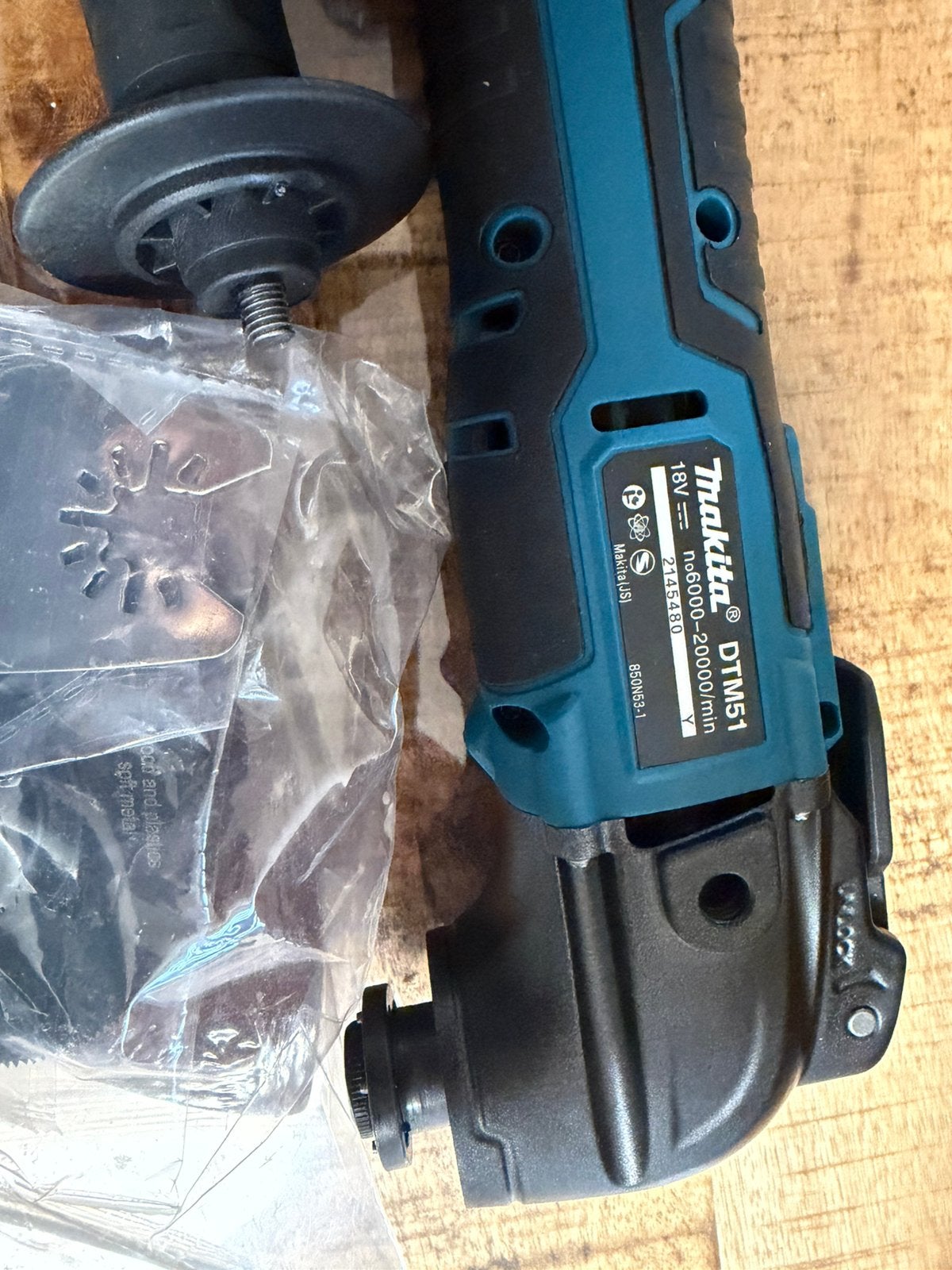 Makita mtitool, Ophalen of Verzenden, Nieuw, Minder dan 700 watt, Haakse handslijpmachine