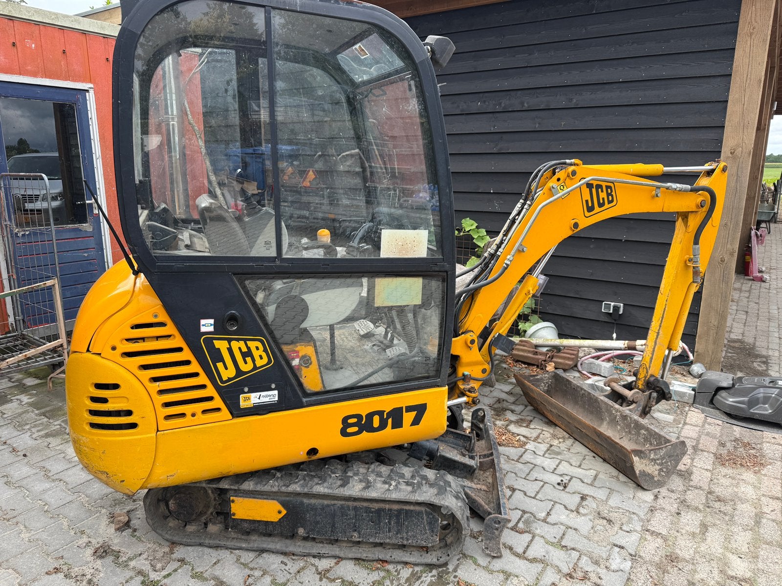 Jcb 8017 (1800 draaiuren, Tuin en Terras, Ophalen of Verzenden, Zo goed als nieuw