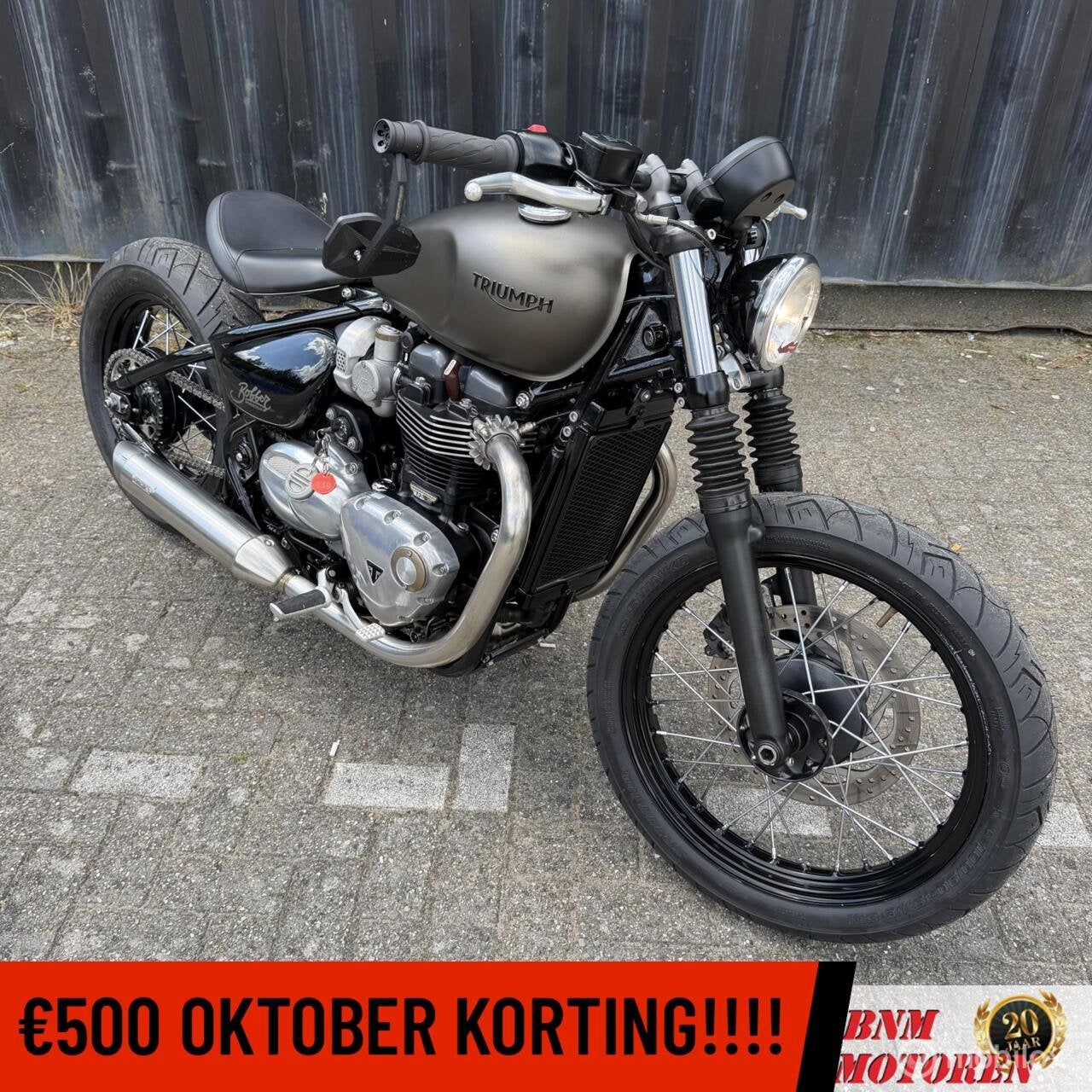 Triumph Bonneville Bobber, Chopper, ABS, Meer dan 35 kW, 1200 cc