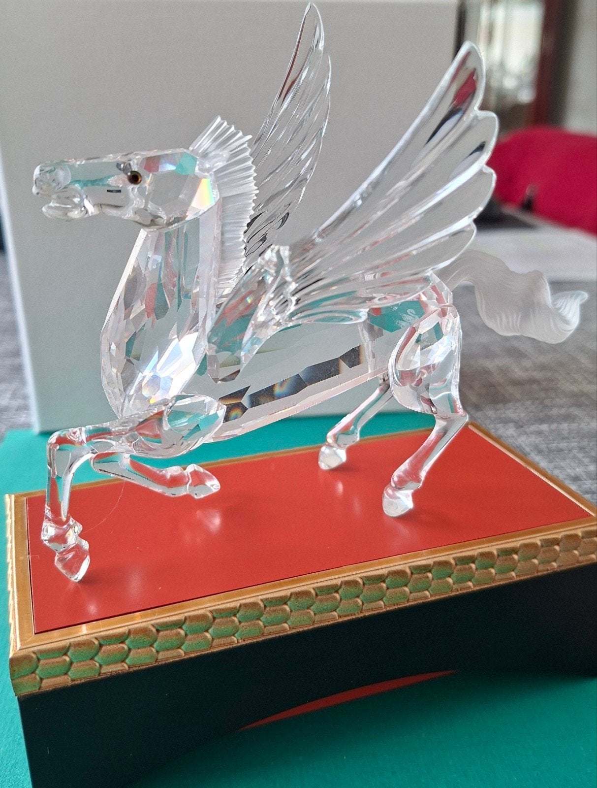 Jaarstuk 1998 Pegasus met originele doos, Verzamelen, Ophalen of Verzenden, Zo goed als nieuw, Figuurtje